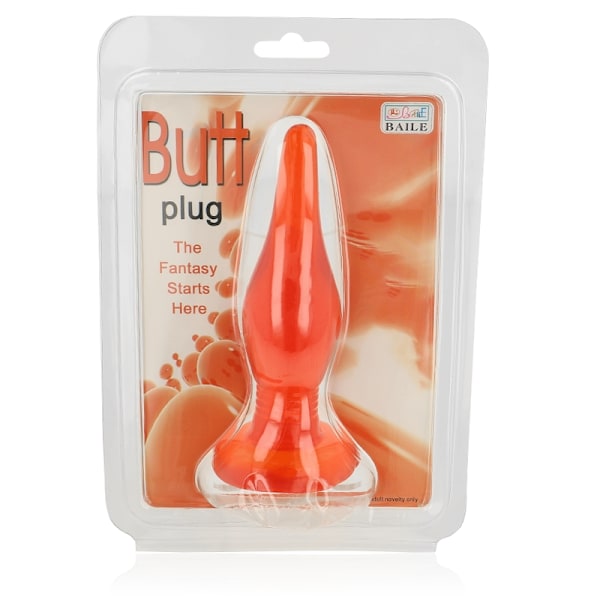 Baile - Red Soft Touch Anal Plug 14,2 cm