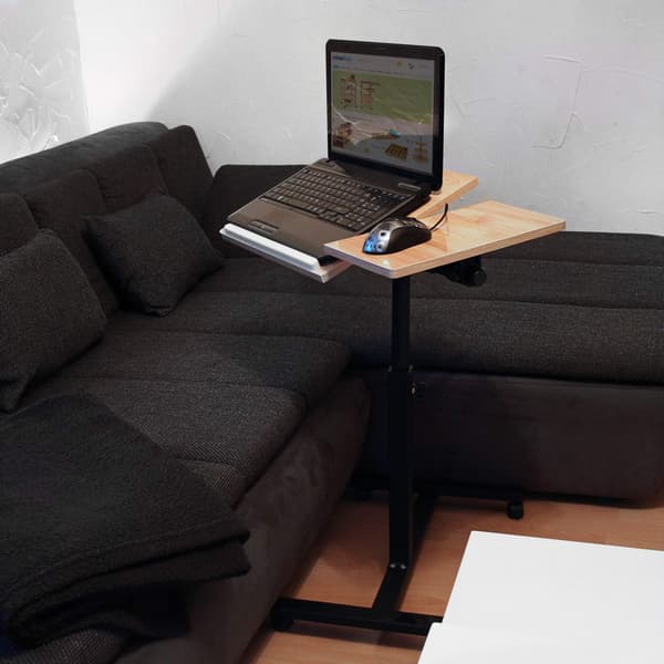 Laptop bord træ justerbar højde