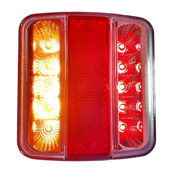 Takavalo 4 toimintoa 98x105mm 14LED, 5-nastainen EC läpipainopakkauksessa