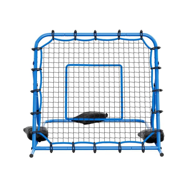 Fodboldreboundernet, justerbar vinkel, 102 x 102 cm