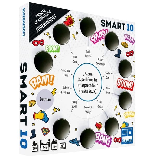 Spansk Smart 10-spiludvidelse Superhelt