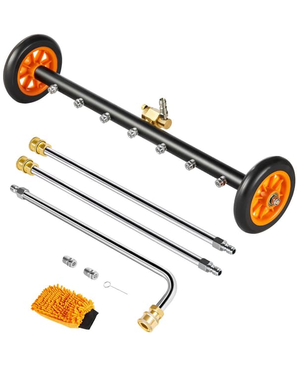61 cm högtryckstvätt för underrede, 4000 PSI, 7 munstycken