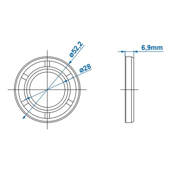 Navtätning 30x52x7mm
