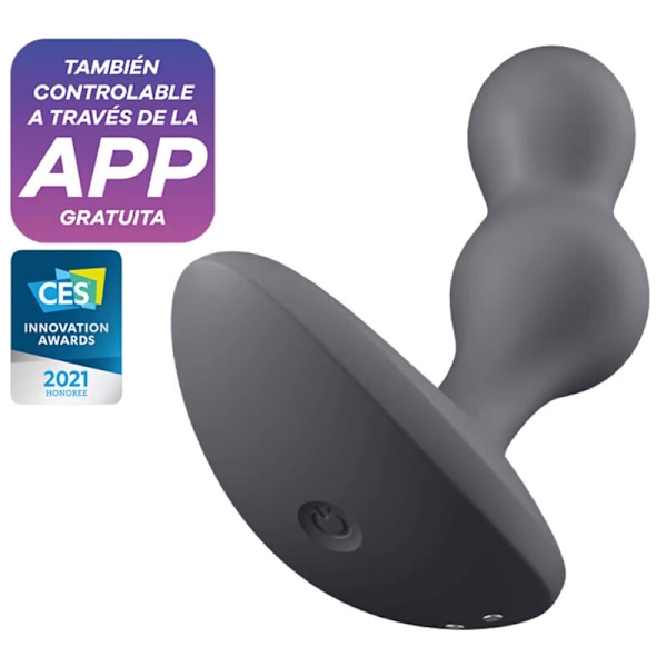 Satisfyer - Deep Diver Vibration Plug App Grå