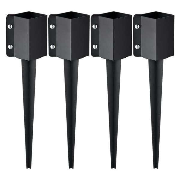 Markankare för staketstolpar, 4-pack, passar 9,5 cm