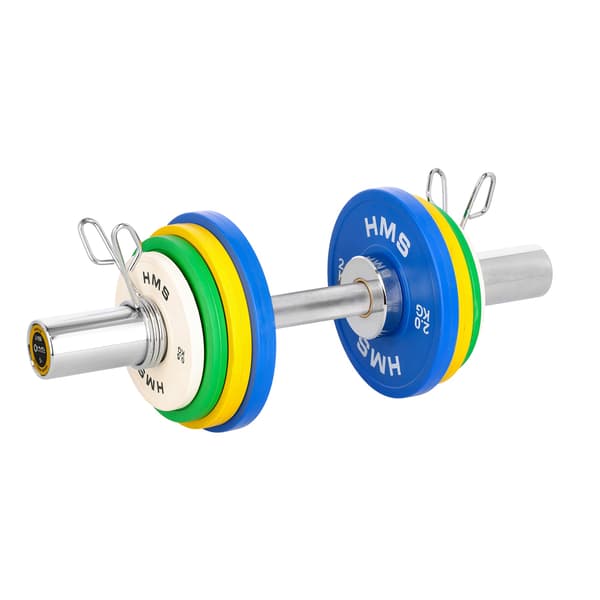 Olympisk skivstång 50 cm, 50 mm diameter