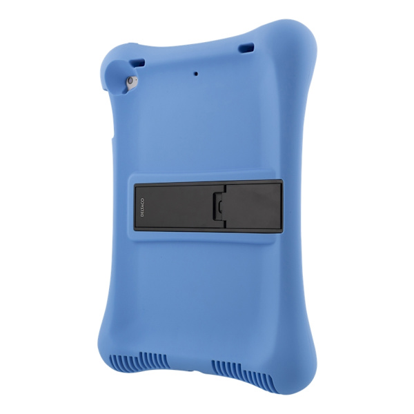 SiGN silikonetui med stativ til 10,2-10,5" iPad-tablets - blå