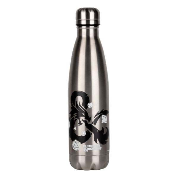 Dungeons & Dragons Thermo Water Bottle Logotyp Silver
