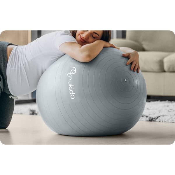 Graviditetsboll för aerobics 65 cm NS-951 grå