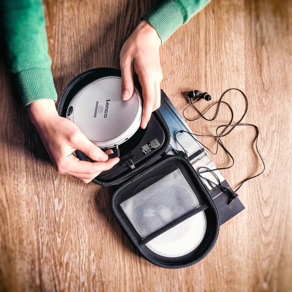 Powerbank-etui til Discman, 5000mAh, grå