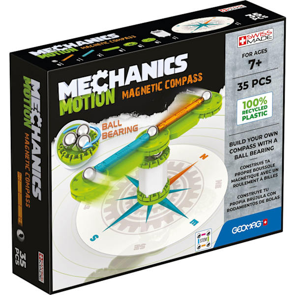 Geomag Mechanics Motion Recycled Compass 35 Pcs