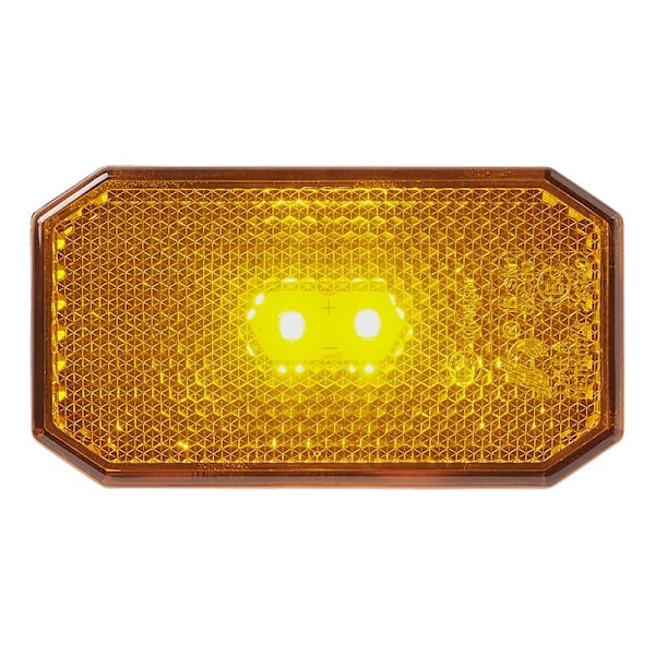 Sidemarkeringslygte 12/24V rav 80 x 44 mm LED