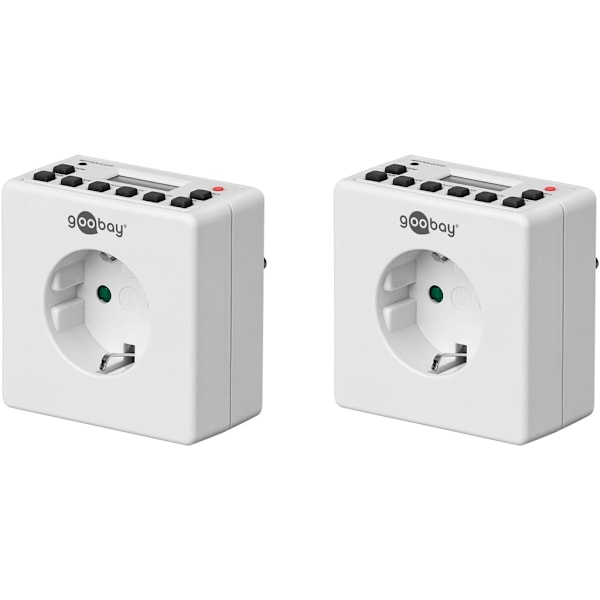 Goobay Digital Timer (2 kpl) - valkoinen