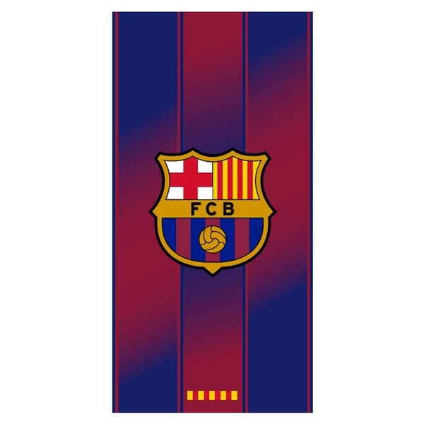 FC Barcelonan mikrokuituinen rantapyyhe