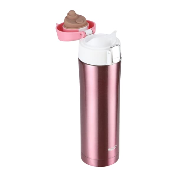 Termisk kopp, rosa, 10 oz, isolerad