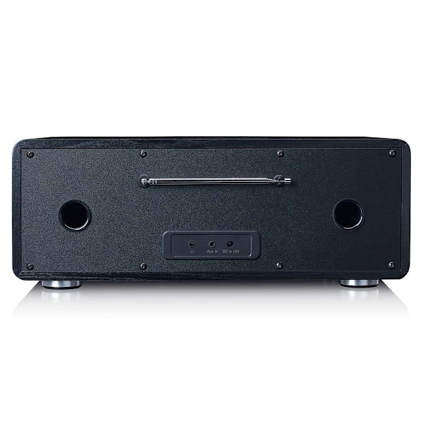 DAB+ FM-radio med CD MP3-afspiller Bluetooth Sort