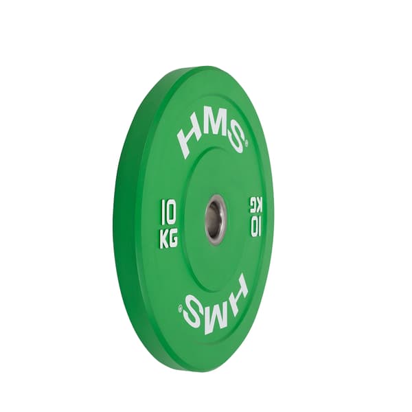 Bumper Olympic Plate, 10 KG, Grøn