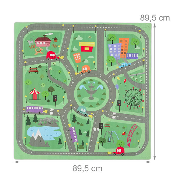 Pusselmatta stad
