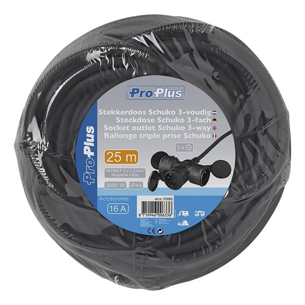 Pistorasia Schuko 3-tie 25M 3x1,5mm²