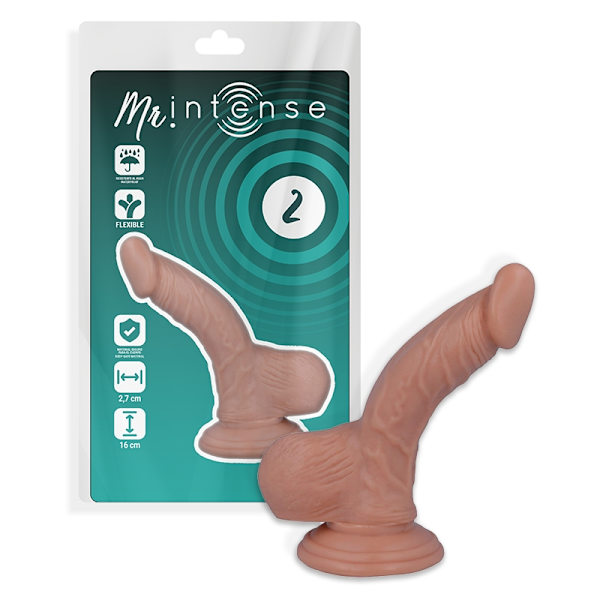 Mr Intense - 2 Realistisk Pik 16 Cm -O- 2,7 Cm