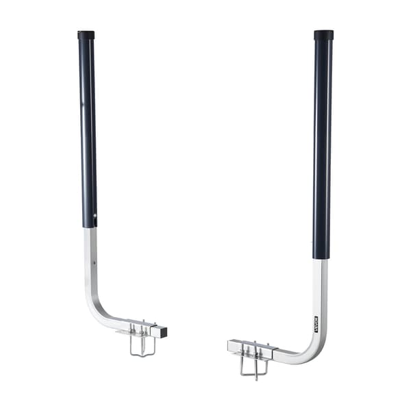 Båttrailerstyrningar, justerbara 40-48 tum, 2-pack PVC