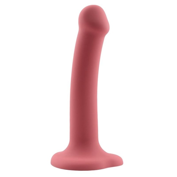 Bouncy Liquid Silikoni Dildo Hiper Joustava 6,5 ​​- 16,5 cm Koko S Burgundy