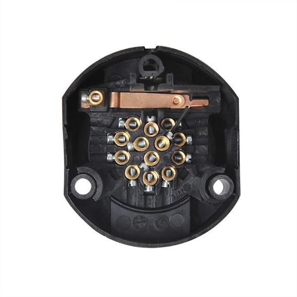 Sokkel 13-polet PVC Jaeger type + gummipakning