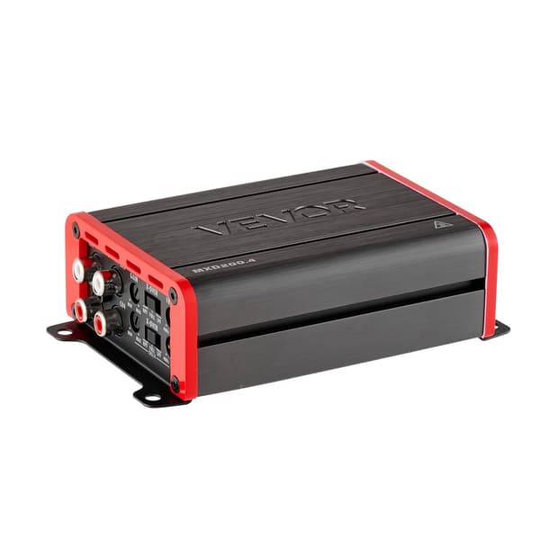 4-kanals bilstereoförstärkare, klass D, bryggbar 4x200W