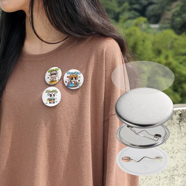 32 mm bakre knappsats, 500 set, 1,25 tum