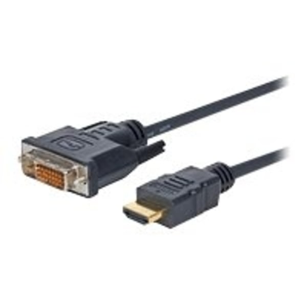 VivoLink Pro - Sovitinkaapeli - DVI-D uros HDMI-uros - 1,5 m - suojattu - musta - valettu