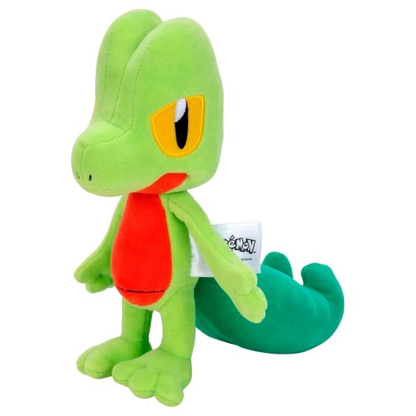 Treecko plyslegetøj 20 cm - Blødt, kælent, perfekt til samlere