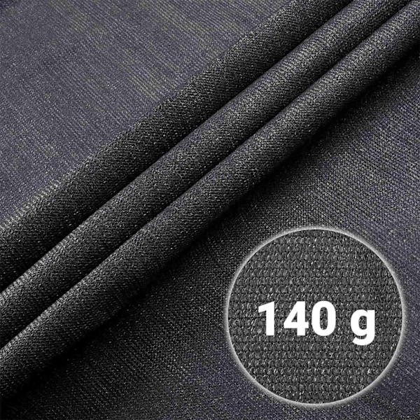 Skuggnät 1,2x25m 140g/m2 + 50 klämmor grå
