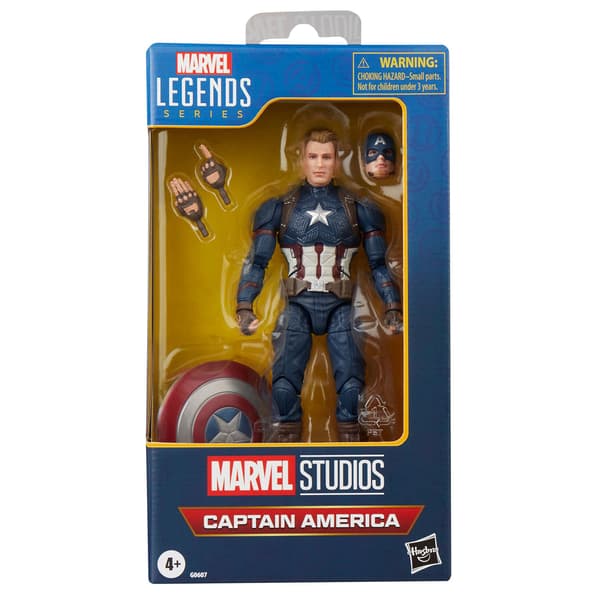 Captain America 15 cm actionfigur med tilbehør