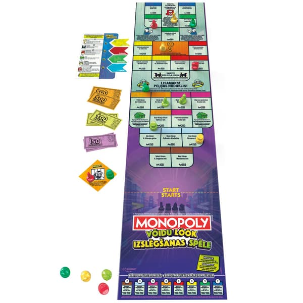 Monopol Boardgame Knockout (på estisk og lettisk sprog.)
