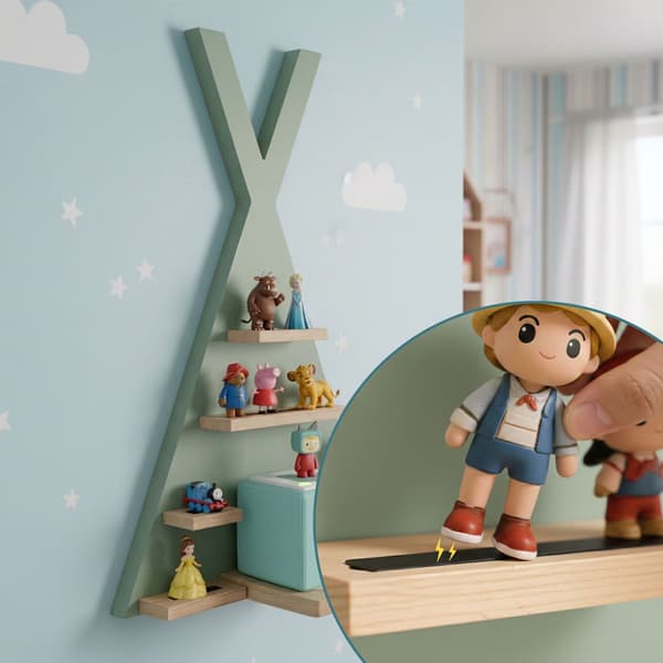 Toniebox telthylde – Plads til 34 figurer, magnetisk opbevaring