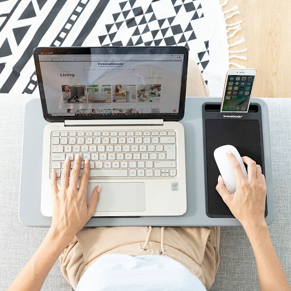 Bærbar stationær pc med XL-pude Deskion InnovaGoods