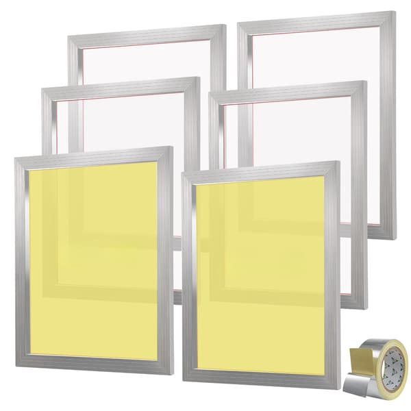 Screentrycksramar, 20x24 tum, 305 mesh, 6-pack