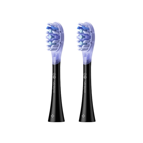 OCLEAN Børstehoved Ultra White 2 Pack Sort