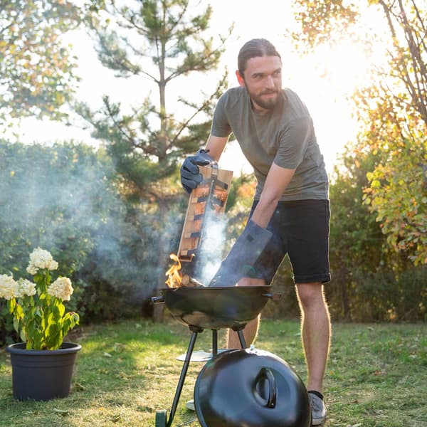 Grillplanka helgrillad laxsida set om 2