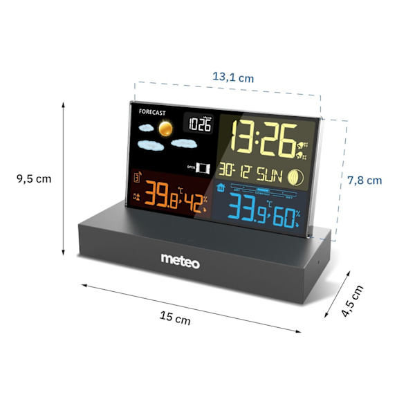 METEO SP110C sääasema DCF:llä, musta