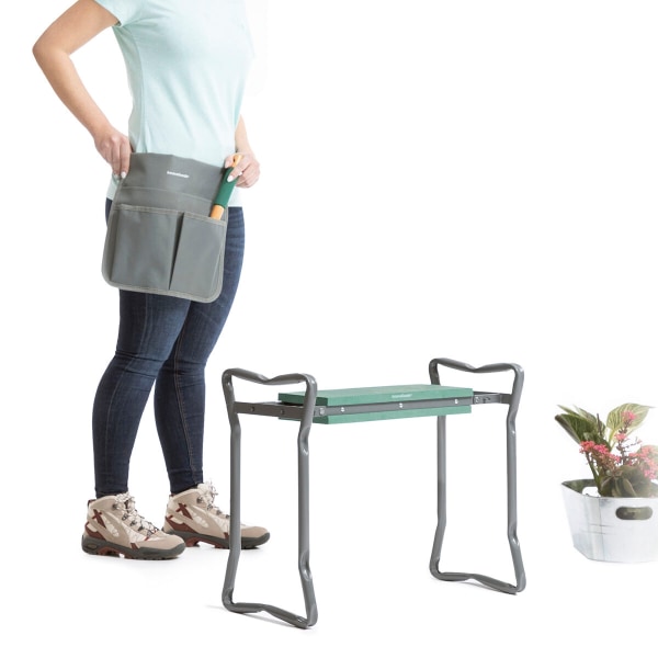3-i-1 fällbar trädgårdsstol med väska för verktyg Situl InnovaGo