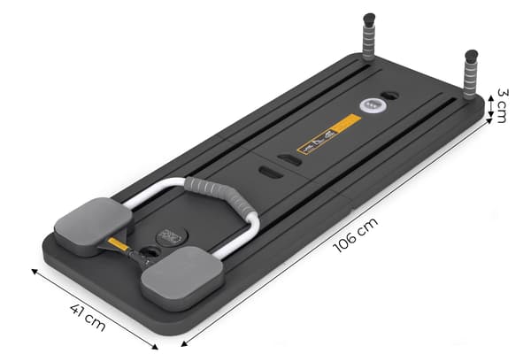 Pilates Reformer Board med LCD, foldbar og udvidende