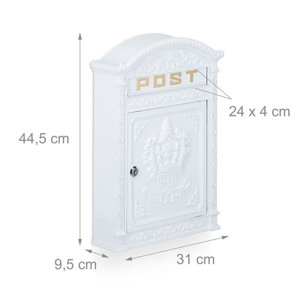 Postkasse i antik stil