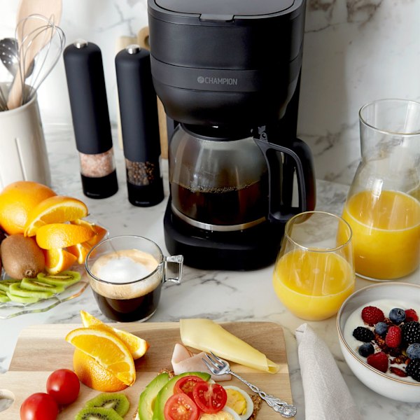 Kaffemaskine 12-kop/1,5L KB300 Mat sort