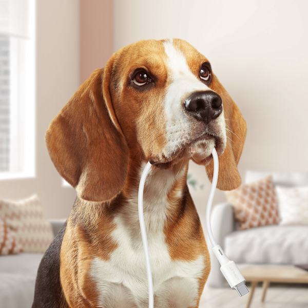 USB-kaapeli - USB-C 3A 1,2 m musta