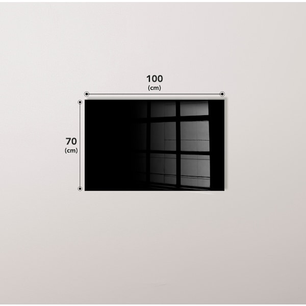 Dekorativt hærdet glasmaleri UV-032 - 70 x 100