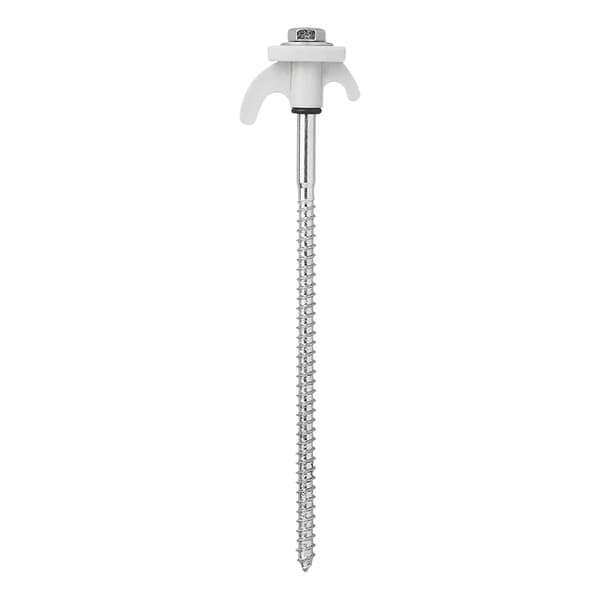 Telttatappi 20cm metallikierrettävä muovikoukulla