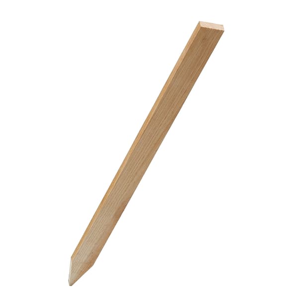 Træpæle til have, 25 stk., 91 cm grantræ