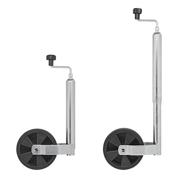 Jockey-pyörä 48mm muovivanne umpikumirenkaalla 220x70mm