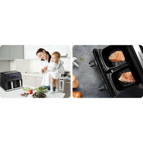 Airfryer BD-653 Sort/Sølv